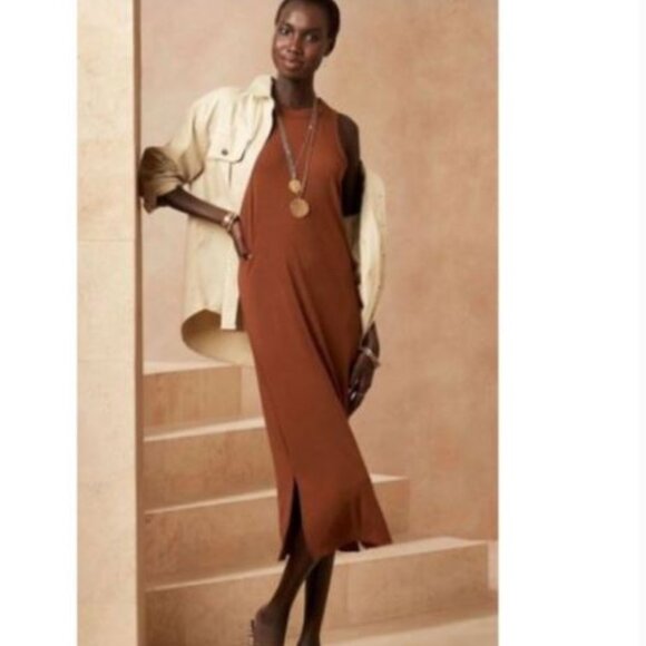 NWOT Banana Republic Midi Tank Dress - Picture 1 of 5